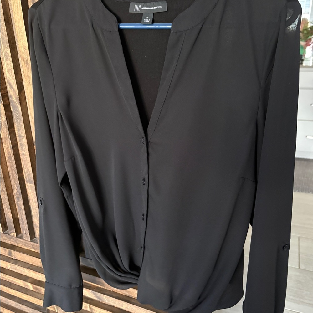 INC Button Down Dressy Shirt